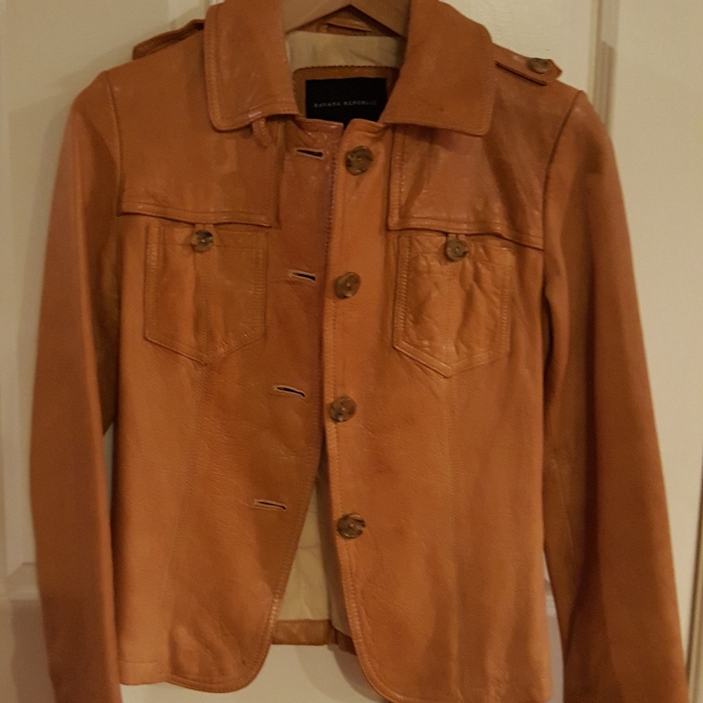 Bananarepublic leather jacket - Picture 1 of 5